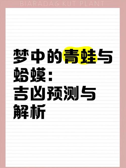 孕妇梦见青蛙?别慌!这可能是宝宝在悄悄给你发来的惊喜信号!