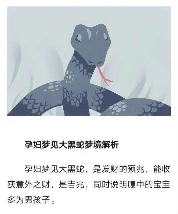 天啊！孕妇梦见大黑蛇，这难道是胎梦在给你发紧急信号？看懂它宝宝更健康！