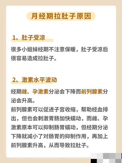 为什么来大姨妈会拉肚子?3个原因让你秒懂,第2个太常见了!