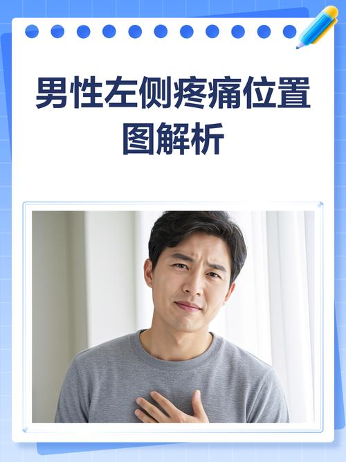 男性左侧疼痛位置图：3分钟看懂疼痛信号，别让身体“拉警报”！