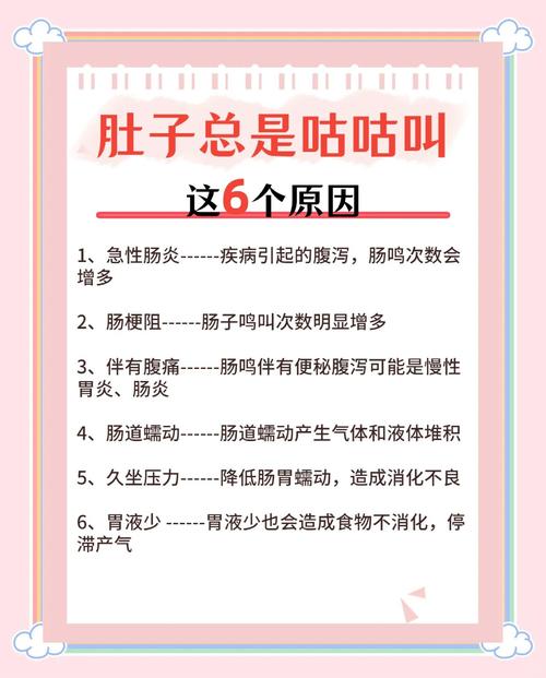 拉肚子肚子咕噜咕噜响是什么原因?别慌!看懂身体发出的“警报信号”
