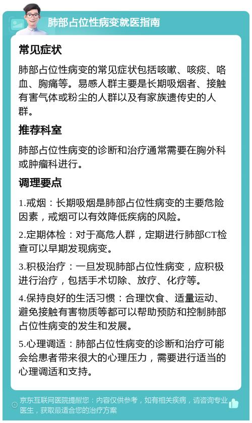 肺占位性病变是什么？别慌！这几种情况其实很常见