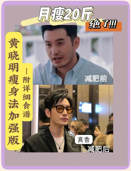 黄晓明减肥方法大揭秘！轻松有趣跟着做，快速瘦身不反弹