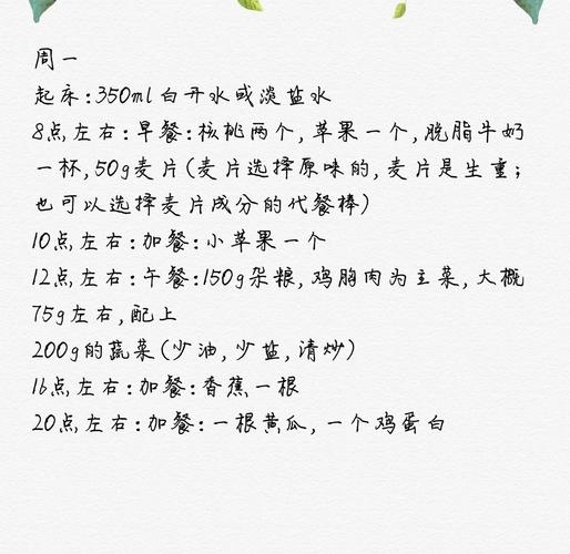 减肥食谱一个月瘦20斤真的靠谱吗？看完这篇再开始！