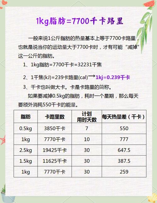 1斤脂肪需要消耗多少卡路里?看完这个数字你可能坐不住了!