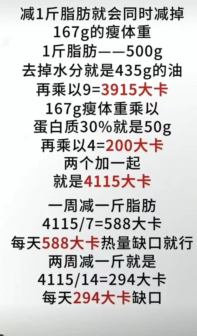 减掉一斤脂肪需要消耗多少卡路里？看完这篇轻松掌握瘦身密码！
