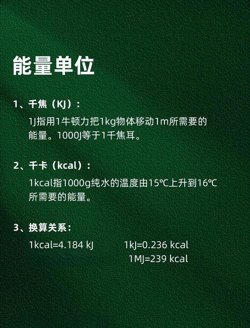 一千焦等于多少卡路里？看完这篇别再算错热量啦！