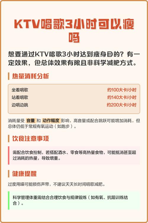 唱歌消耗多少卡路里？轻松燃烧热量，边唱边瘦的快乐秘籍！